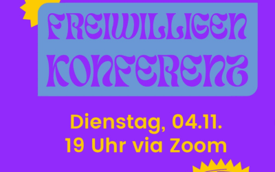 Einladung zur Freiwilligenkonferenz am 04.11.2025