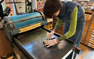 Bildungstag „Druck-Workshop“ in der Galerie Sonnensegel